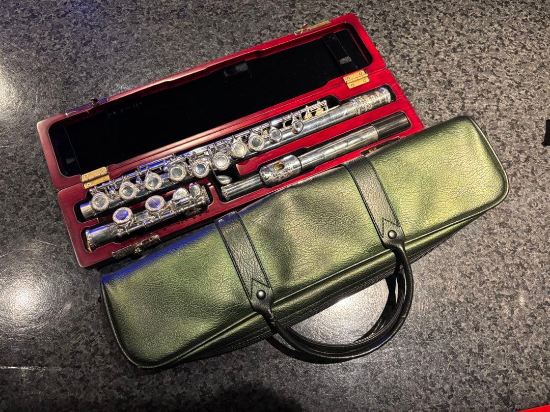 フルート　Ein Vogel ケース、ケースカバー付き