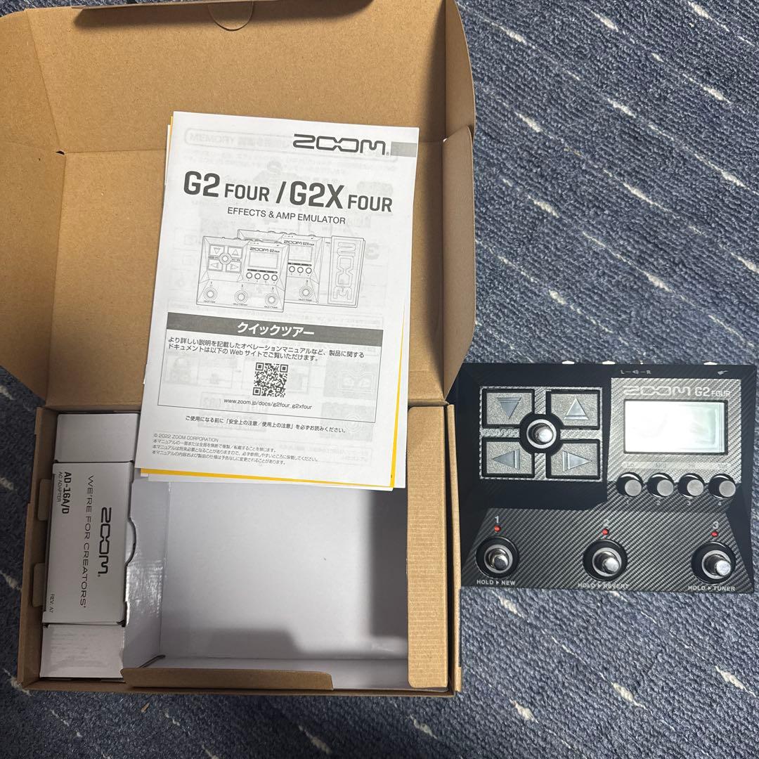 ZOOM G2 FOUR ギターエフェクター　　純正アダプター付き