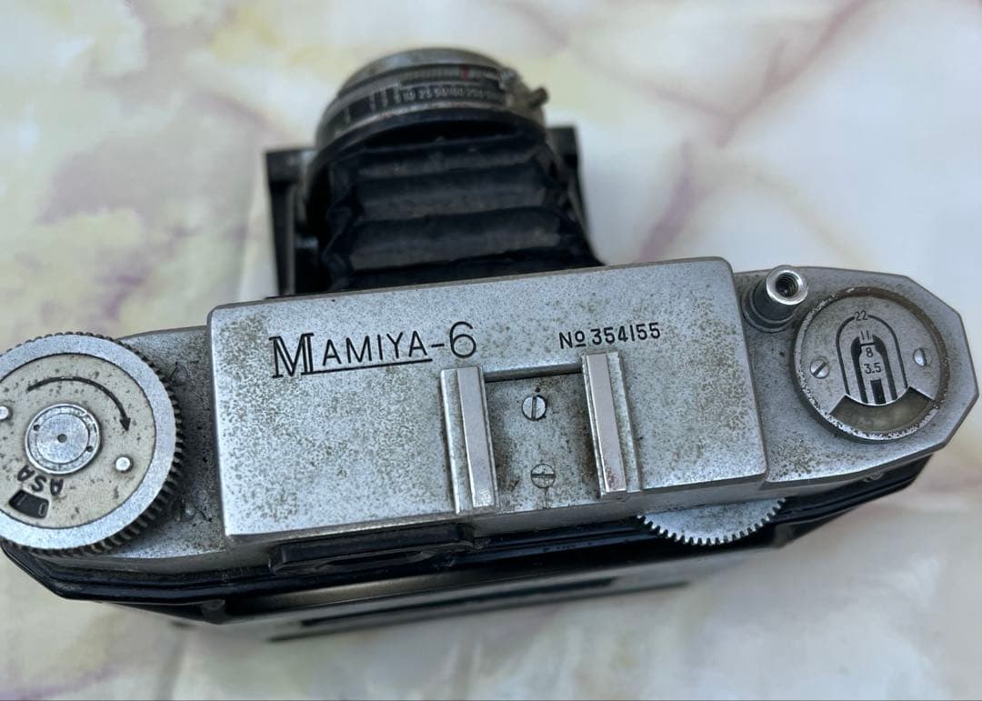 MAMIYA6後期型/1950年1:3.5 7.5cmジャンク(K28)