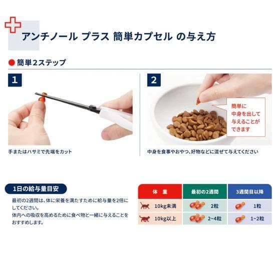 Vet'z Petz アンチノールプラス 簡単カプセル 猫用 90粒 新品未開封