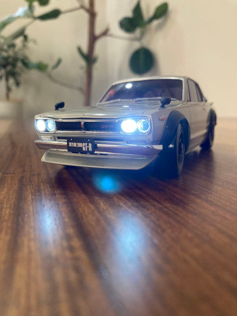 ミニッツAWD 日産スカイライン2000GTR（シルバー）ハコスカ