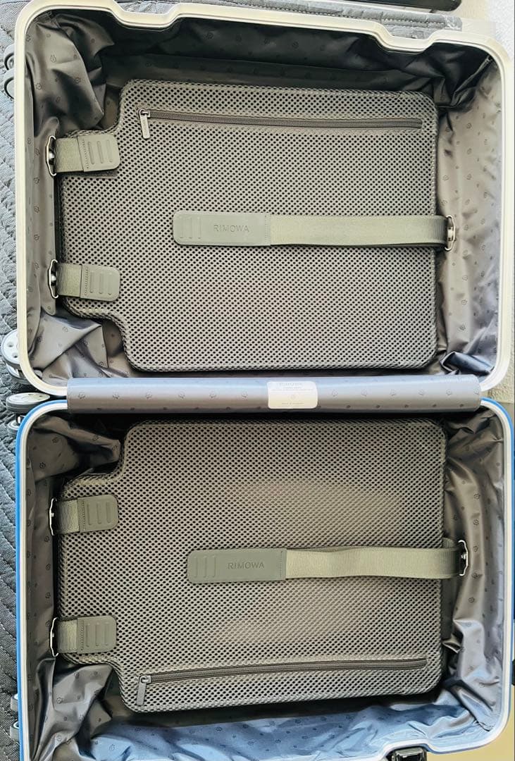 RIMOWA リモア　オリジナル　キャビン　ツイスト 35L シルバー＆ブルー