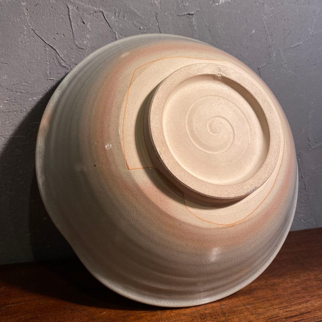 萩焼 十二代 田原陶兵衛 三島手 鉢 共箱 骨董品 器 在銘 作家物