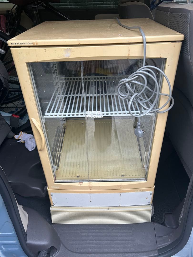 ショーケース冷蔵庫 SANYO ガラス冷蔵庫 SMR-C55F