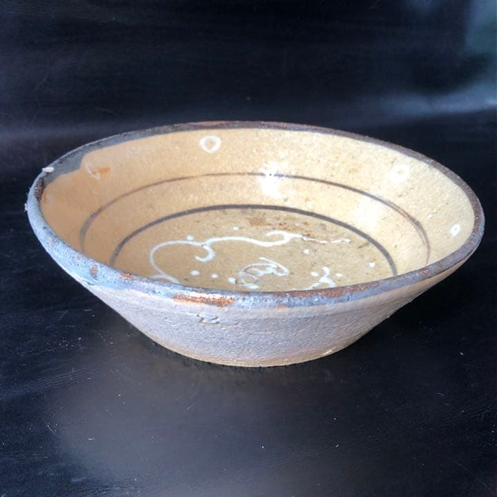 ◼️古美術品◼️蔵から出て来たかなりアンティークな古い年代物の器、陶器、茶道具？お皿