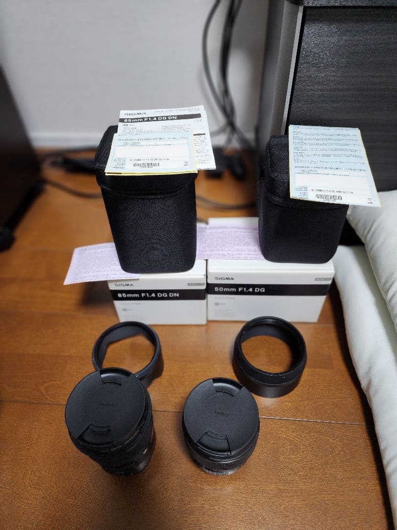 レンズ(単焦点) SIGMA 50mm F1.4 DG HSM, 85mm F1.4 DG DN