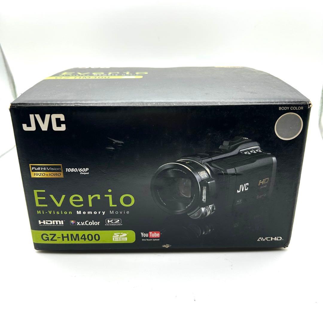 JVC Victor Everio GZ-HM400 備品あり 広角レンズ付き