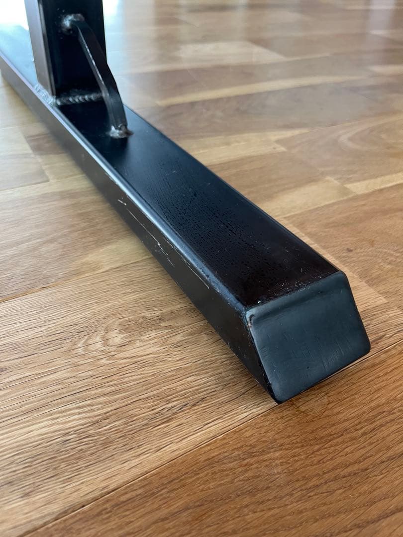 モールテックス ダイニングテーブル 長方形　コンクリート アイアン脚