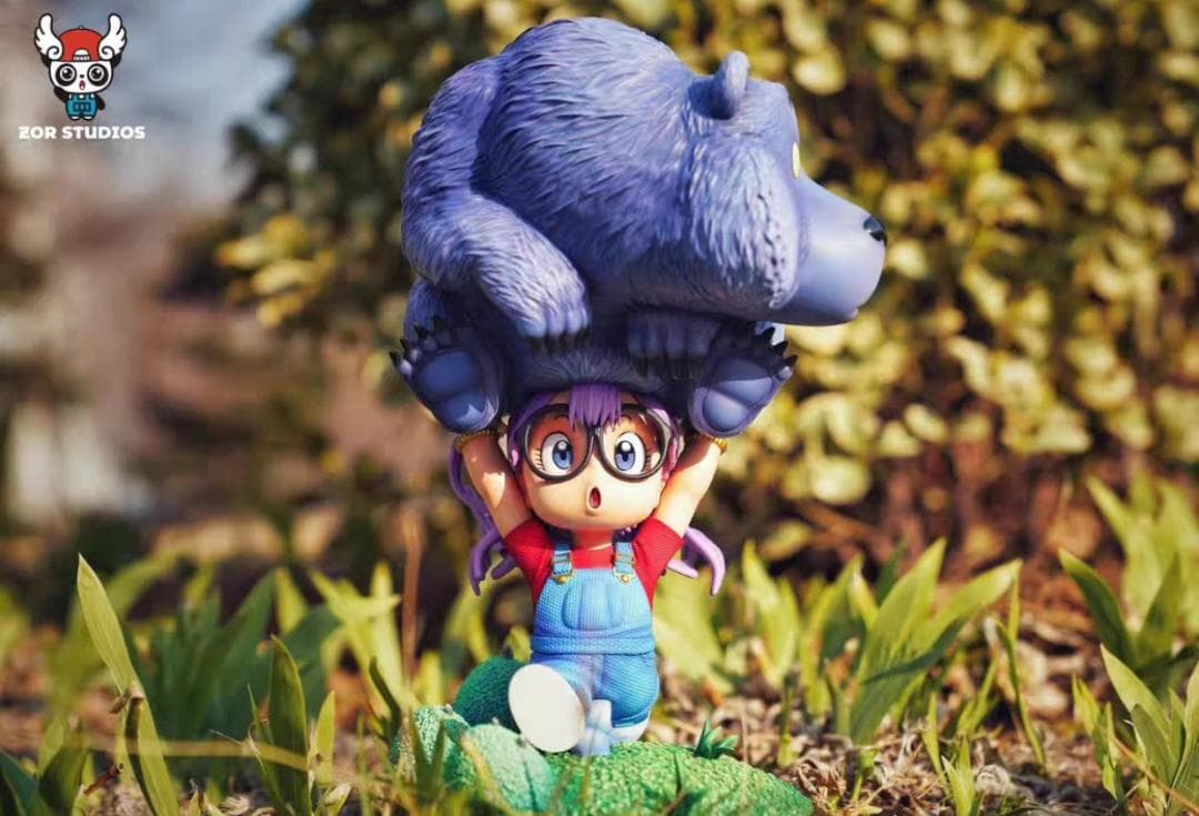 Dr.スランプ アラレちゃん アラレです 樹脂 彫刻 フィギュア