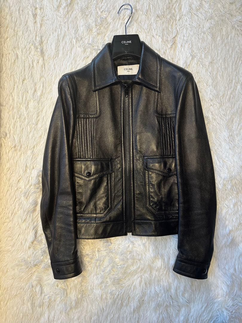 【LIFE】セリーヌ レザージャケット エディスリマン着 20ss