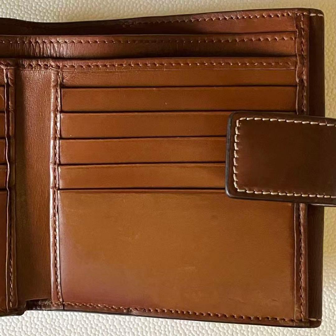 GUCCI グッチ GGスプリーム Wホック PVCレザー 二つ折り財布 美品❣️