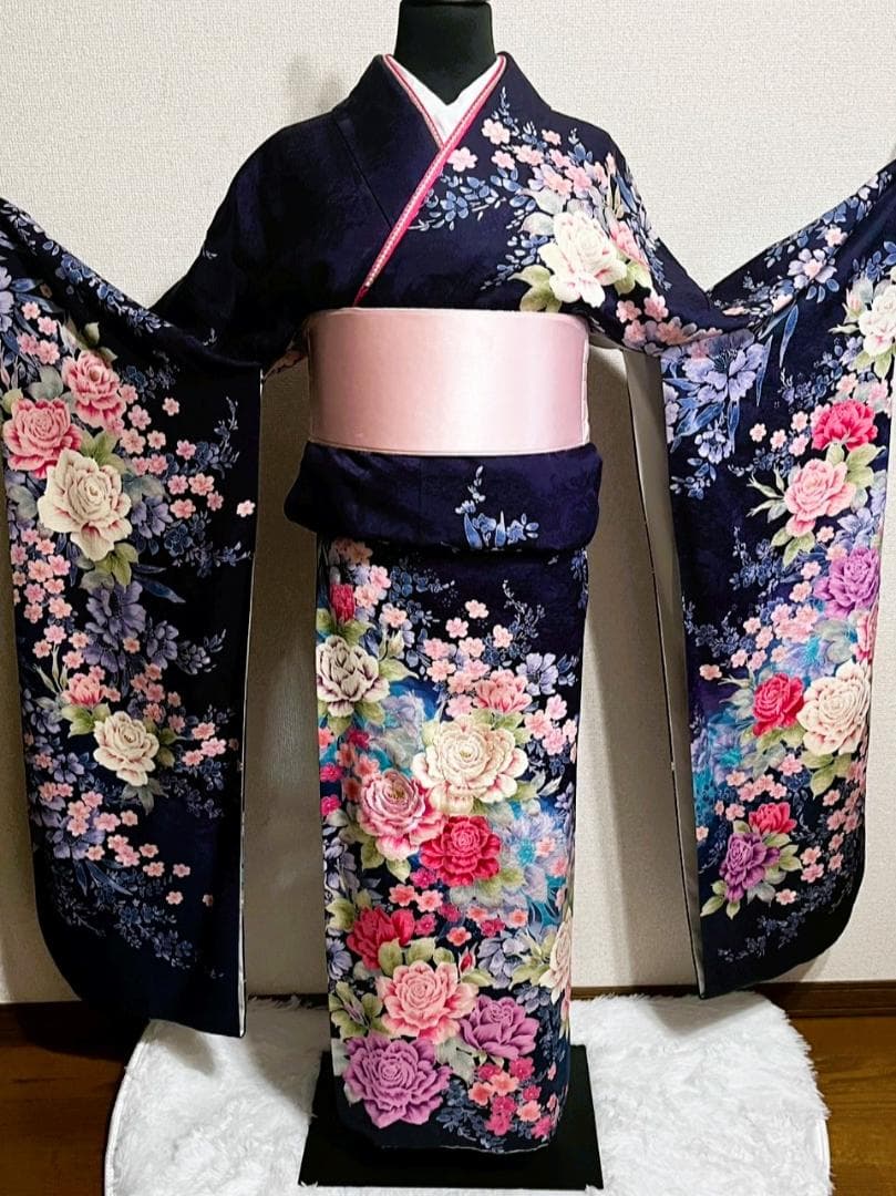 最終値下げ【希少】HANAEMORI 正絹振袖セット　成人式振袖セット