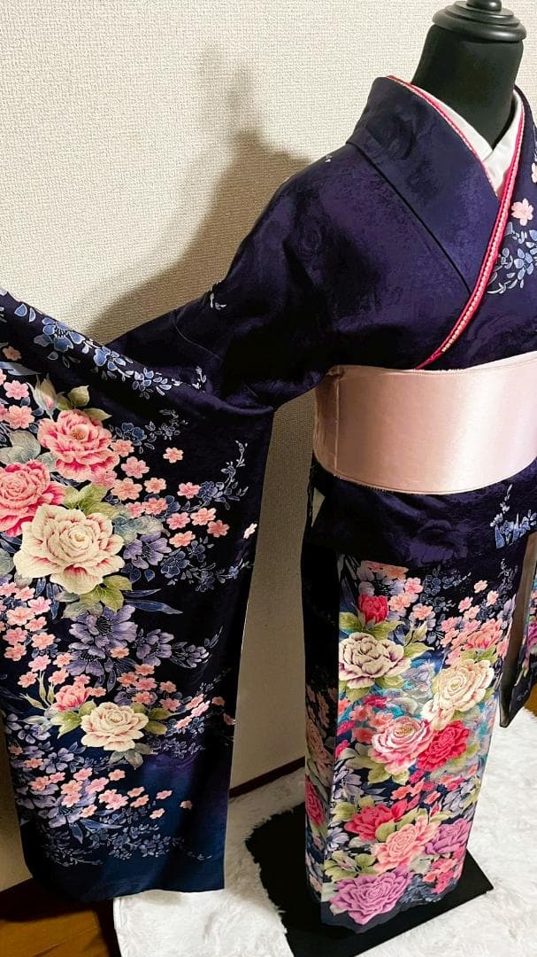 最終値下げ【希少】HANAEMORI 正絹振袖セット　成人式振袖セット