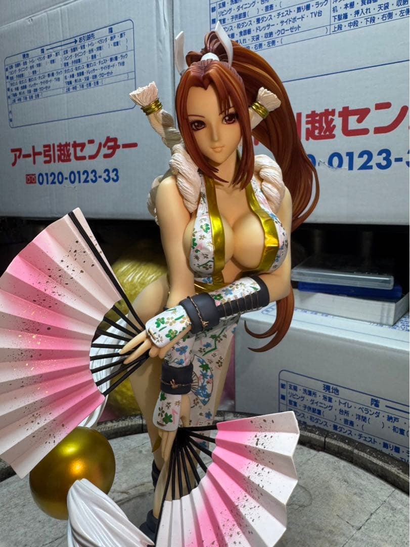 ボークス　絶対領域　 不知火舞　ガレージキット　完成品　スタチュー　リペイント