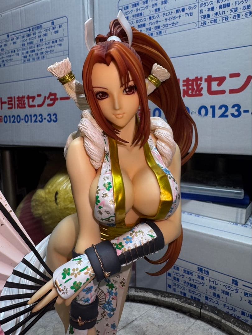 ボークス　絶対領域　 不知火舞　ガレージキット　完成品　スタチュー　リペイント