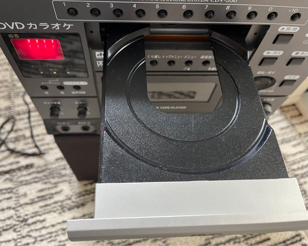 【動作品】DENON COLUMBIA CDV-550 カラオケ機器 -316-