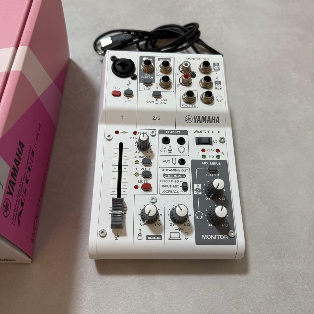【美品】YAMAHA AG03 MK2 USBオーディオインターフェース