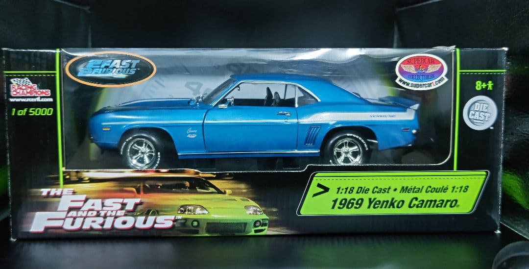 ワイルドスピード 1969 Yenko Camaro 
1/18