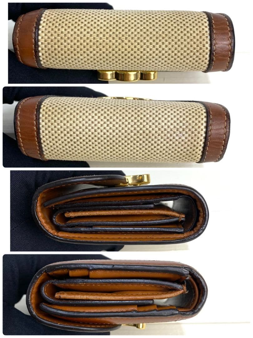 CELINE トリオンフ 三つ折財布 コンパクトウォレット