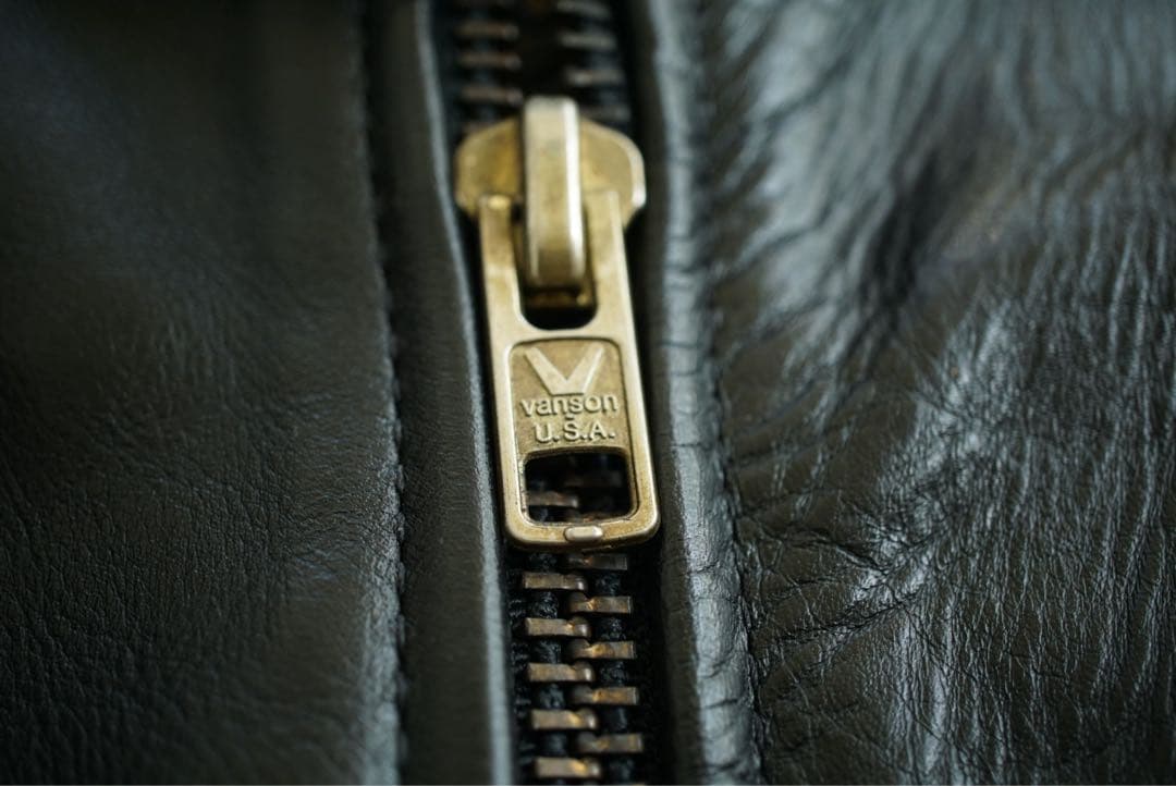 VANSON size:44 バンソン シングルライダース レザージャケット