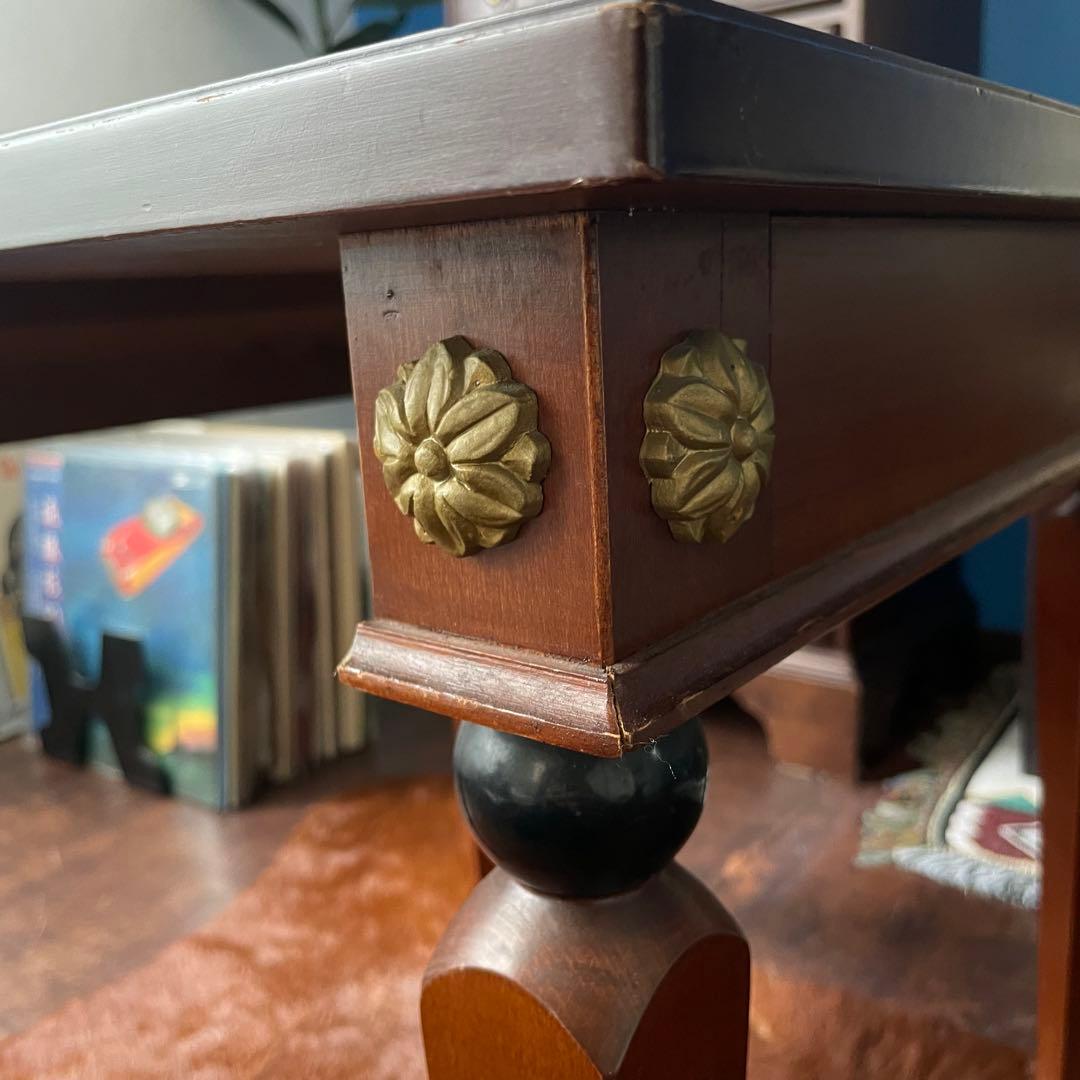 アンティーク サイドテーブル 花台 木製