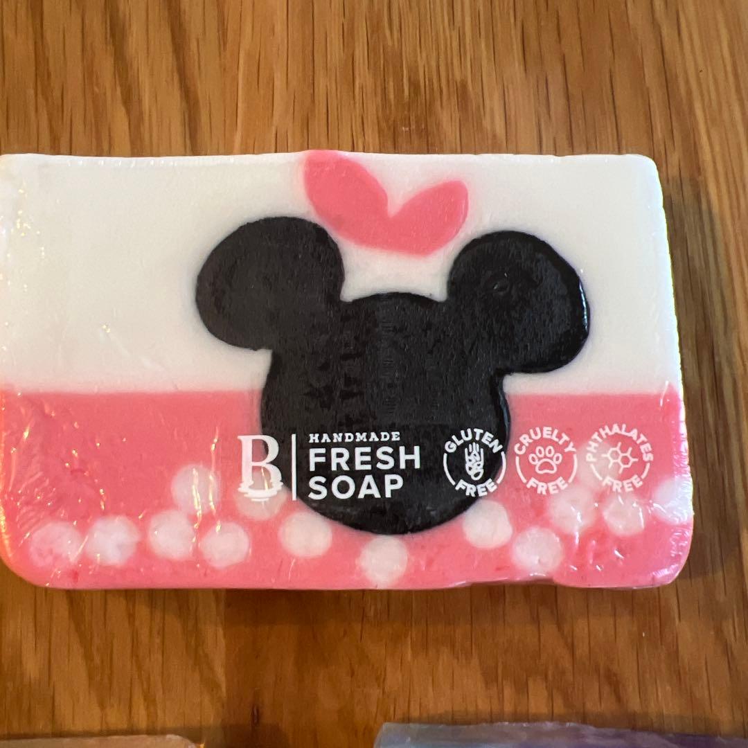 フロリダディズニー　BASIN 石鹸　ミッキー＆ミニー　2個セット