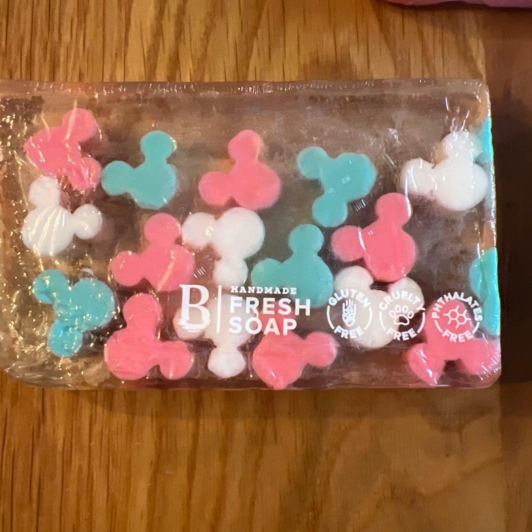 フロリダディズニー　BASIN 石鹸　ミッキー＆ミニー　2個セット