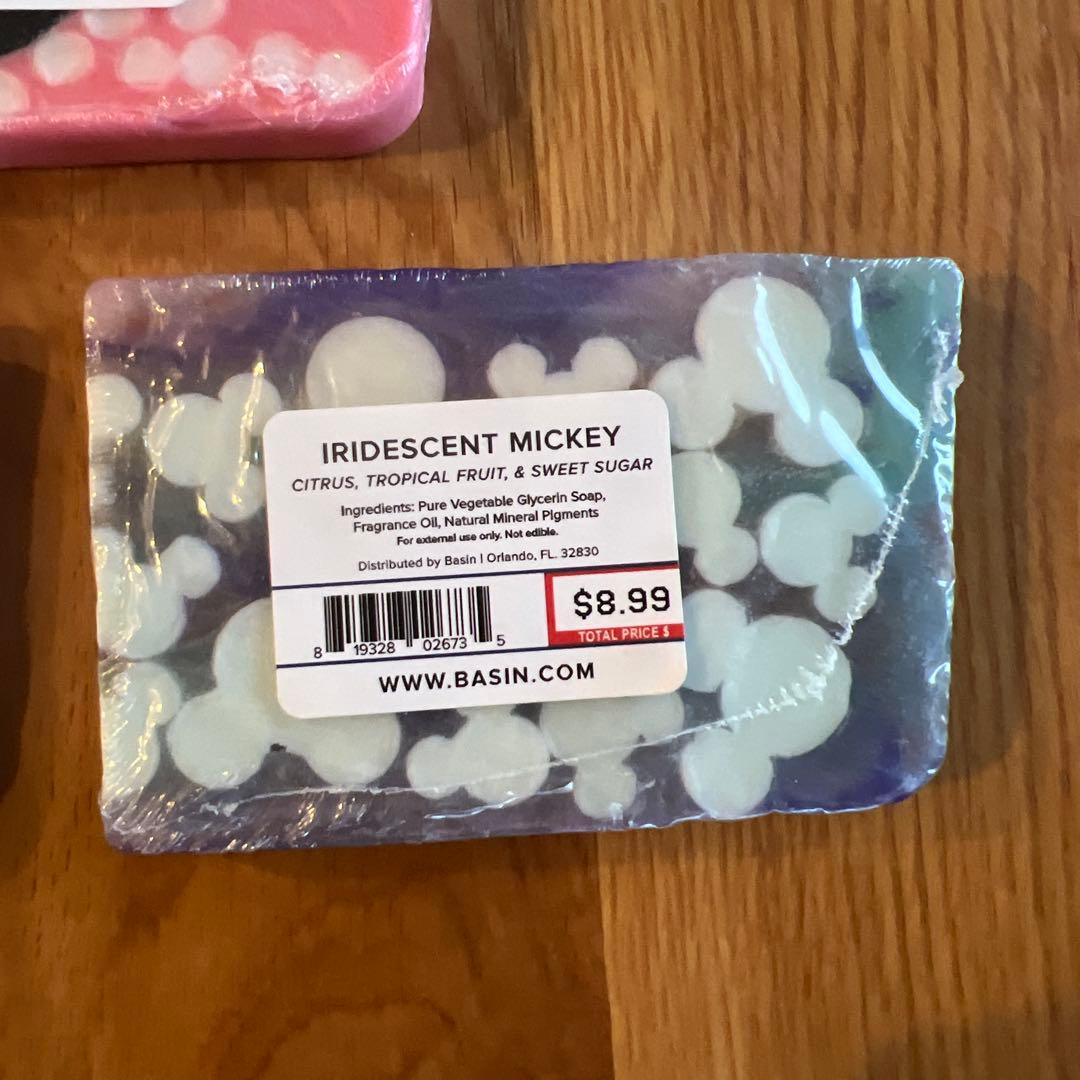 フロリダディズニー　BASIN 石鹸　ミッキー＆ミニー　2個セット