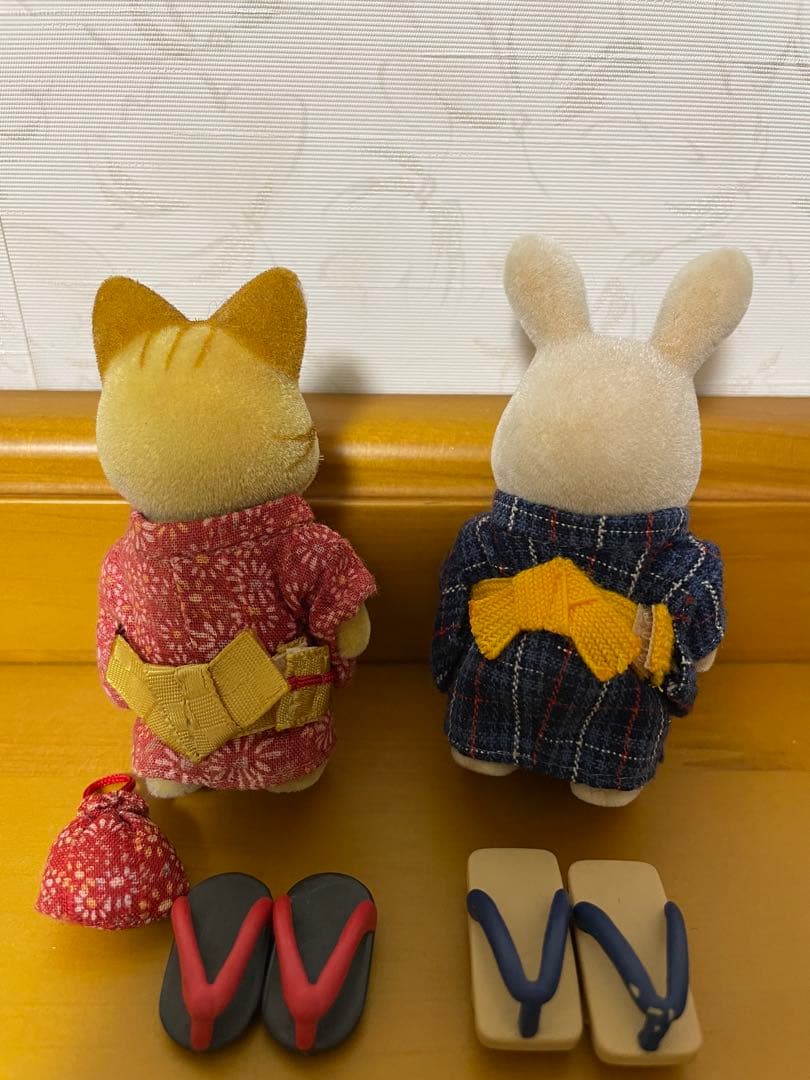 シルバニアファミリーの復刻版シリーズ　20周年特別商品　和服セット