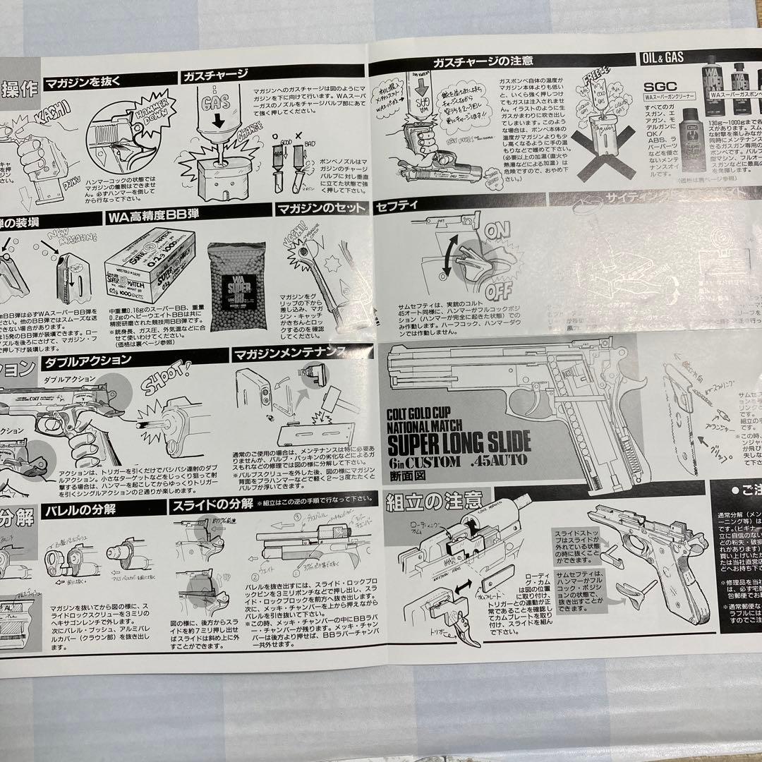 ガスガン日本製　コルトゴールドカップ　ナショナルマッチ5inカスタム　THE45