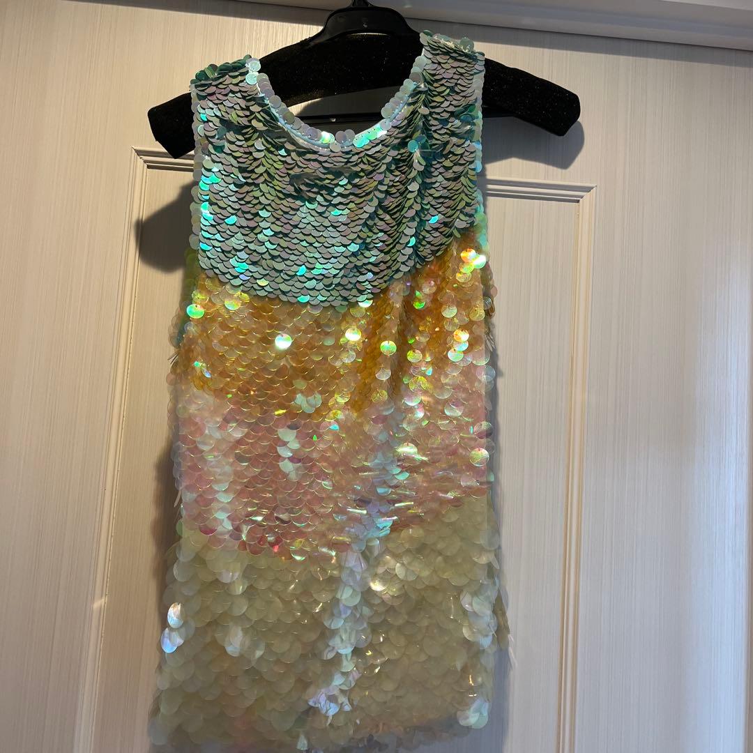 MOSCHINO スパンコールタンクトップ