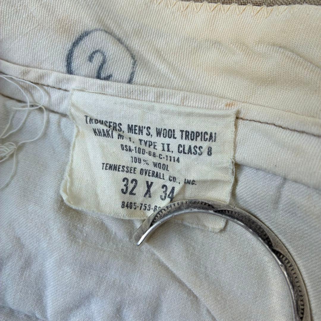 60s US army トラウザーズ チノパン size32 1968年会計