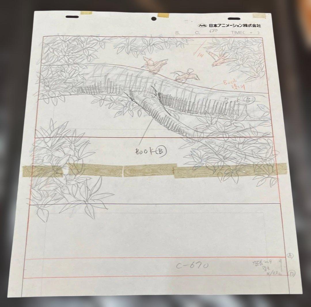 母をたずねて三千里　レイアウト　原画