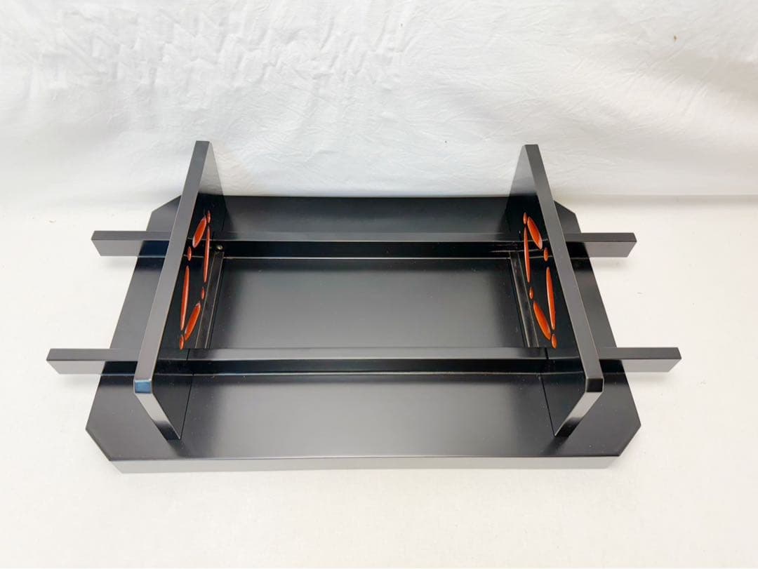 未使用 茶道具 漆匠 鈴木表朔作 木製 吉祥基 組み立式 お正月 お祝い 共箱