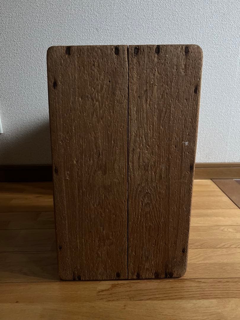 踏み台　木製スツール　花台　古道具　レトロ雑貨　昭和レトロ　アンティーク雑貨