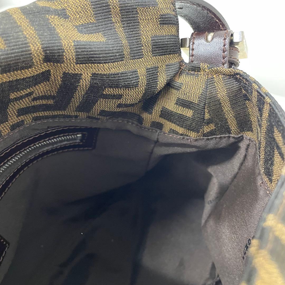 【TK】FENDI フェンディ マンマバケット ワンショルダーバッグ ズッカ柄