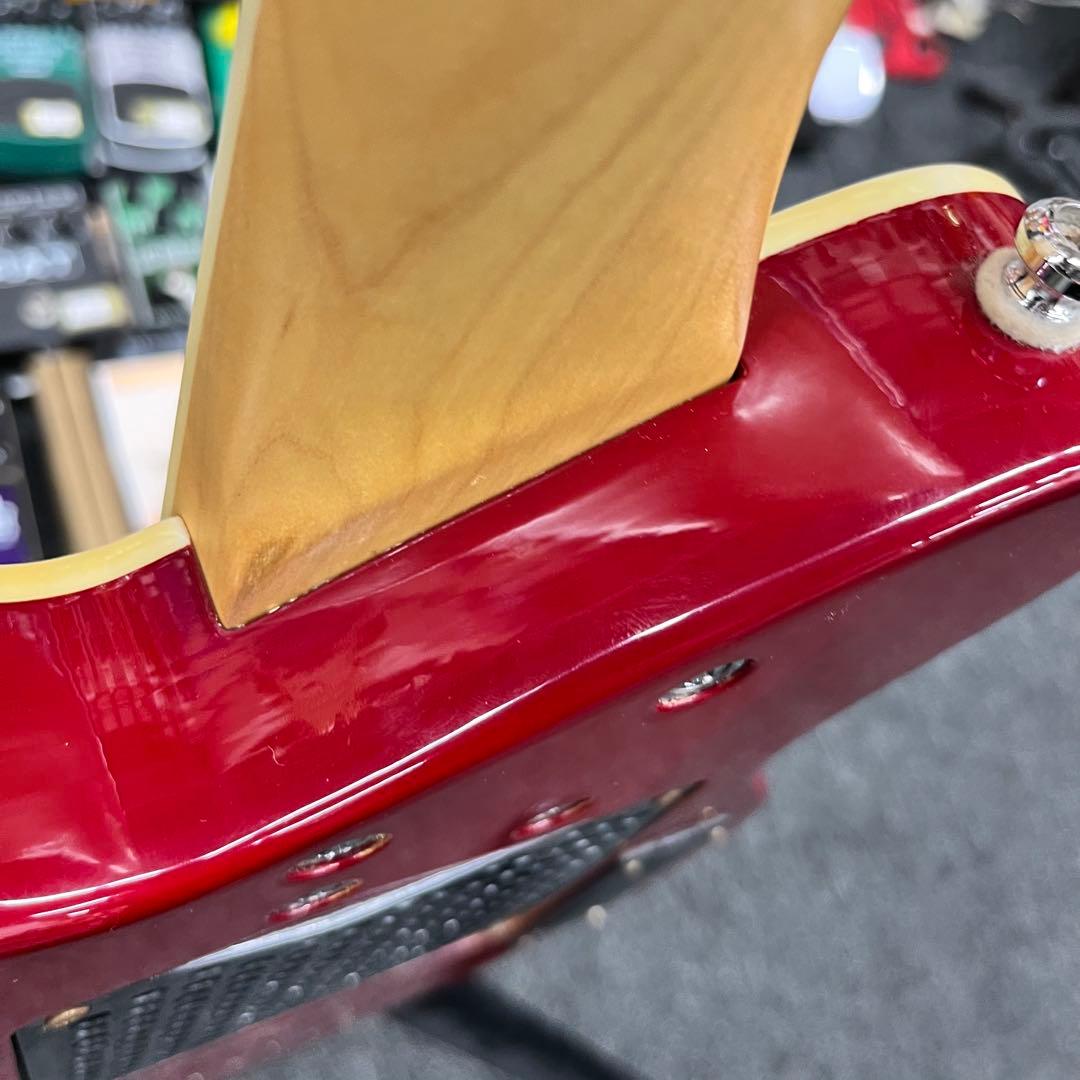 【10854】 Pignose ピグノーズ キルトトップ レッド ミニギター