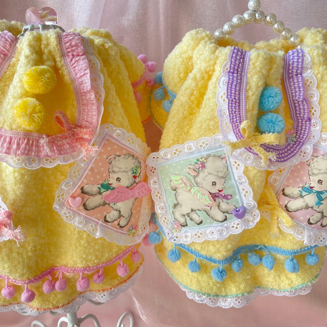 くるくるシープボアのベビちゃんチュニック　犬服ハンドメイド　♡オーダー受付中♡