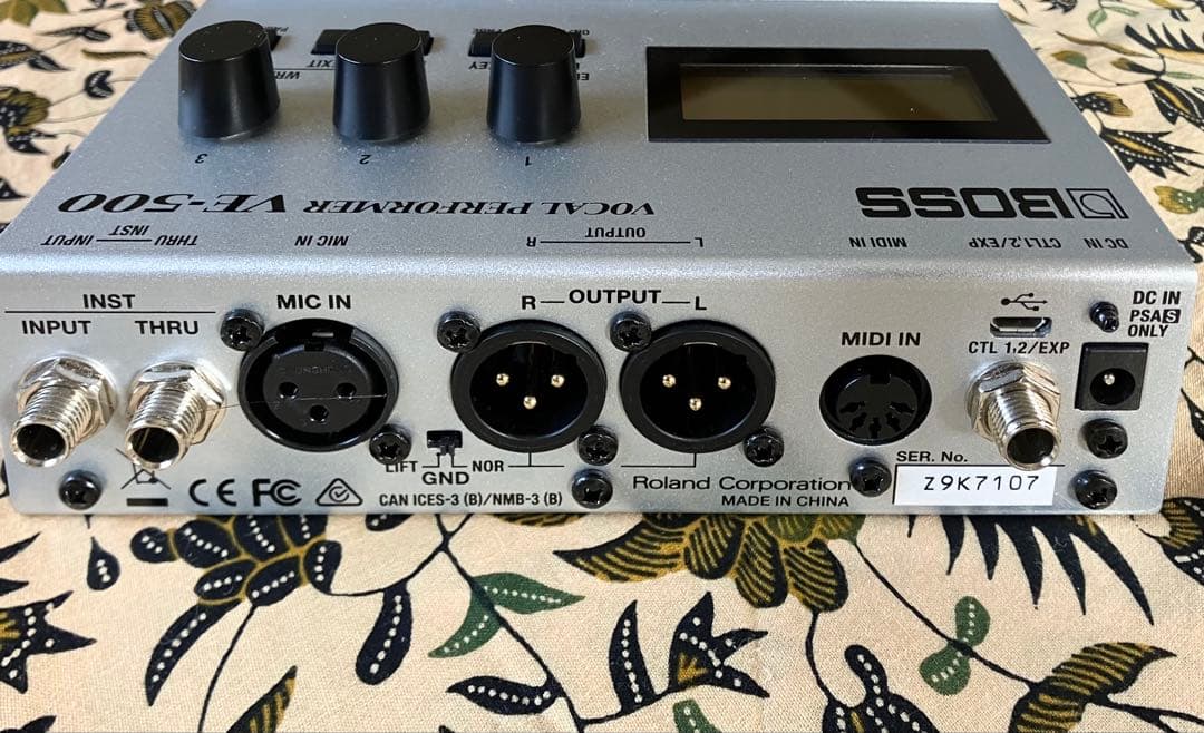 ギター BOSS VOCAL PERFORMER VE-500