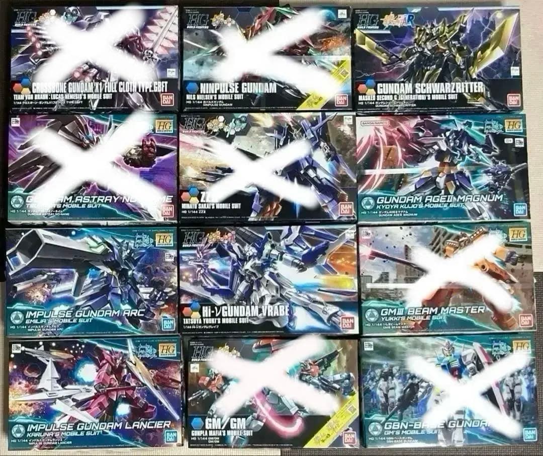 HGBF HGBD HI-νガンダムブレイヴほか 計5点