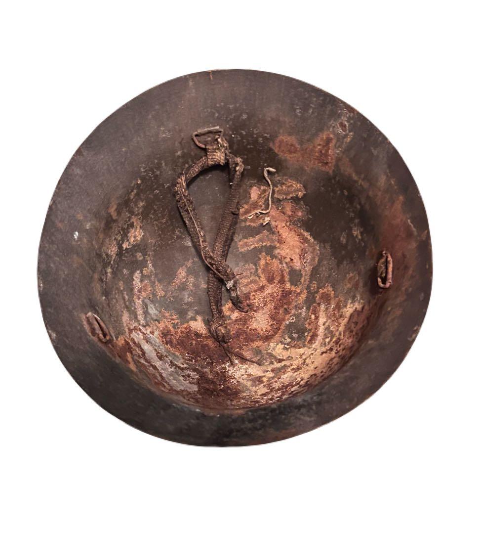 旧日本軍装備品 ヘルメット 飯盒 水筒 4点セット 昭和16年刻印 当時物 骨董