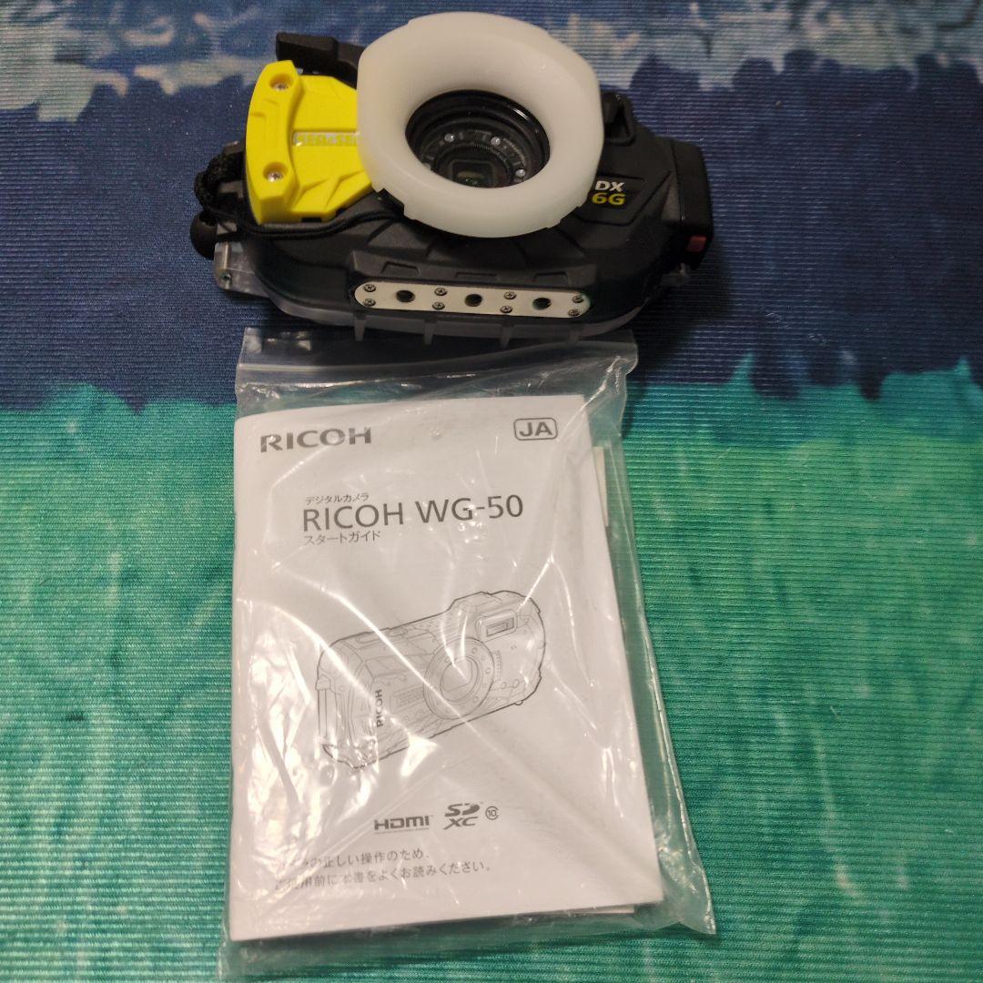 RICOH WG-50 デジタルカメラ リコー　ダイビング　防水　DX-6G