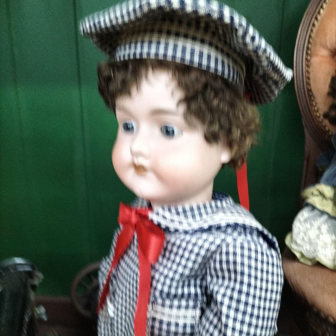 ビスクドール　珍しい男の子　第一次世界大戦モデル　G.M. Bergman