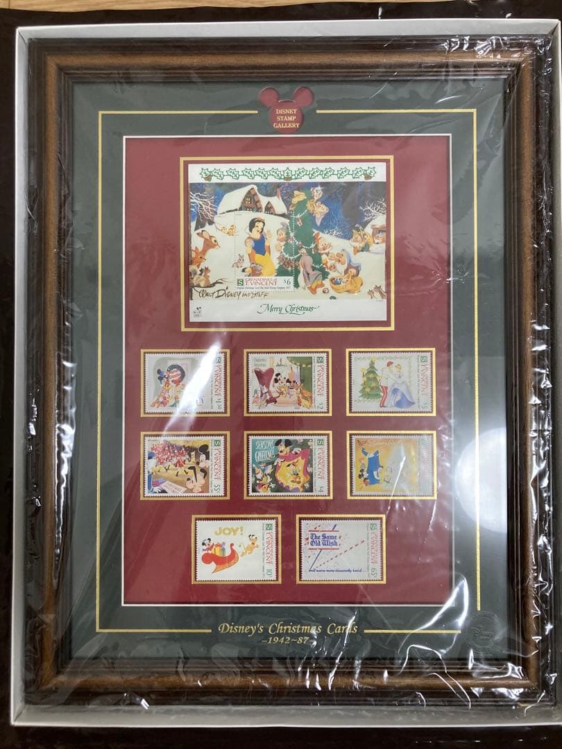 ディズニー限定アート絵画Disney Christmascards