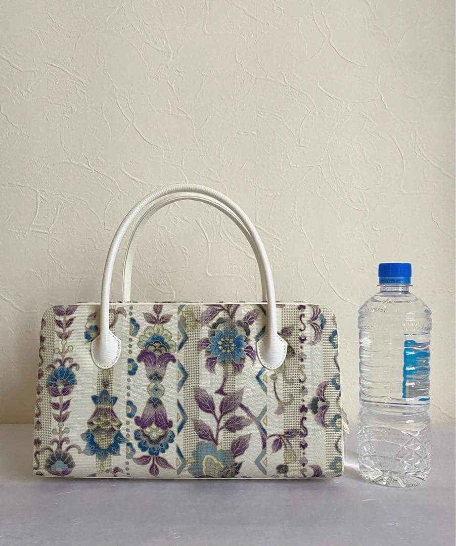 あおいさん専用【新品未使用】帆布型押し×博多織り　利休バッグ