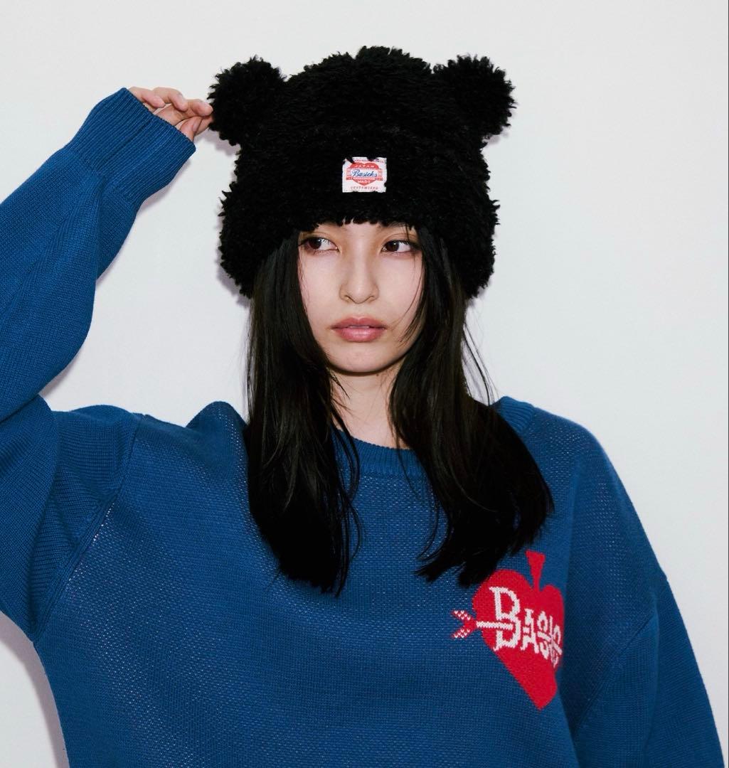 おおたい⭐︎ BASICKS/ベイシックス Bear Beanie ブラック