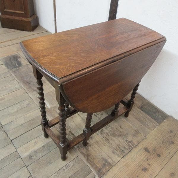イギリス アンティーク 家具 ゲートレッグテーブル ダイニング 英国 6140e
