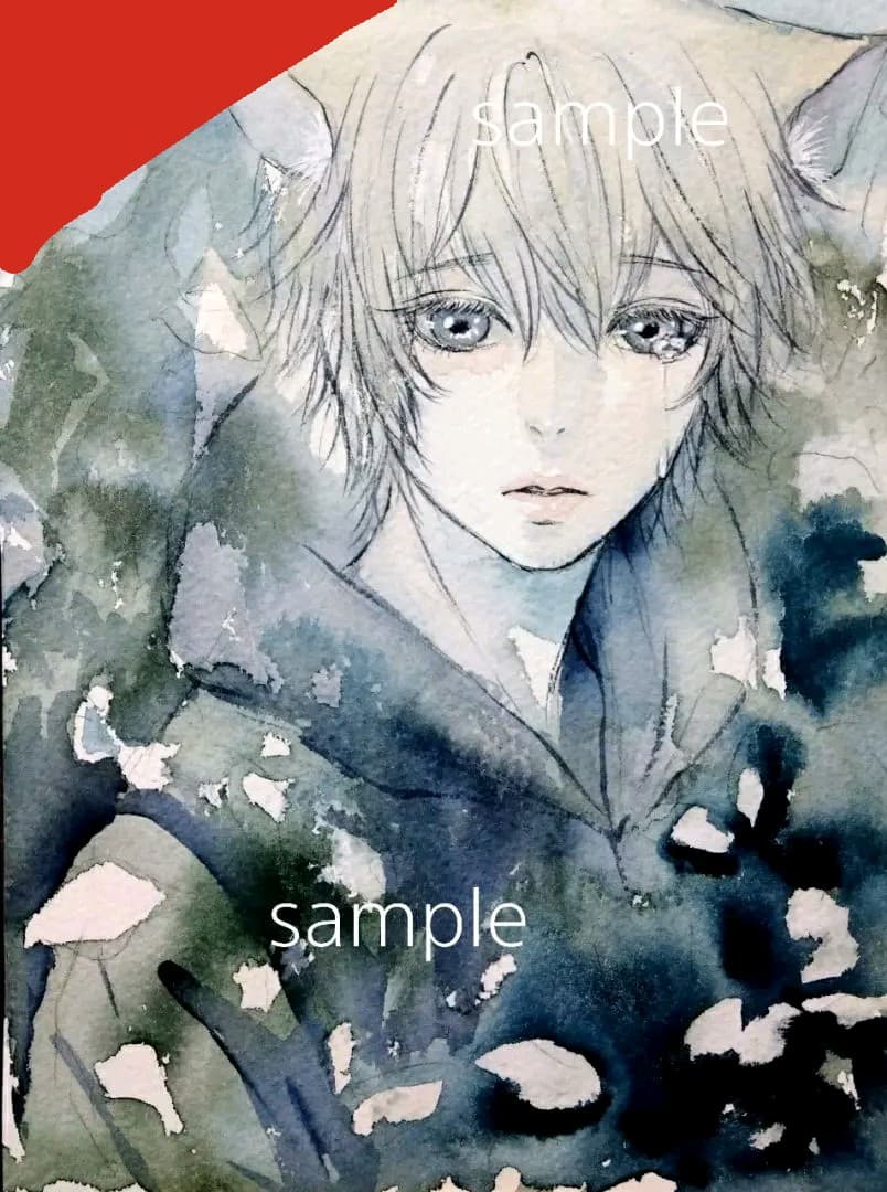 ポストカード　手描きイラスト　オリジナル