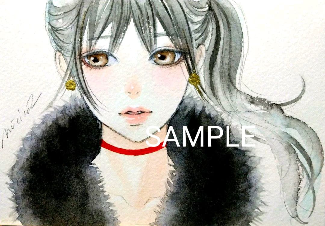 ポストカード　手描きイラスト　オリジナル