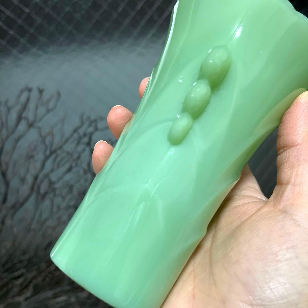 骨董　プレスガラス　人気　ファイアーキング　ジェダイ　フラワーベース